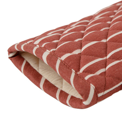 Прихватка-варежка 17.5х33 Tkano Prairie Полоски терракотовая