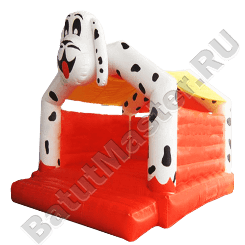 Детский надувной батут "Большой далматинец" с крышей