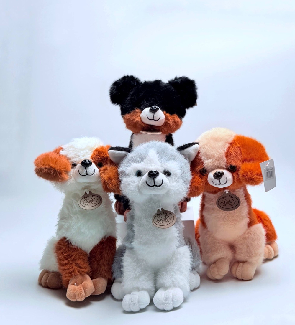 Мягкие игрушка "Лис и Пес" оптом