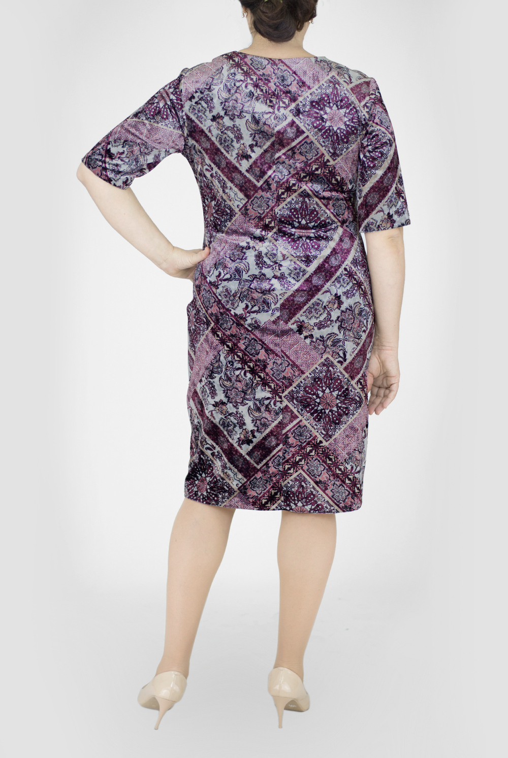 Нарядное платье 1015о, Борд.ромб #275БР051015о