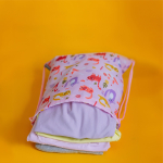 Мешок в садик 33х40, Котики принт (розовый)