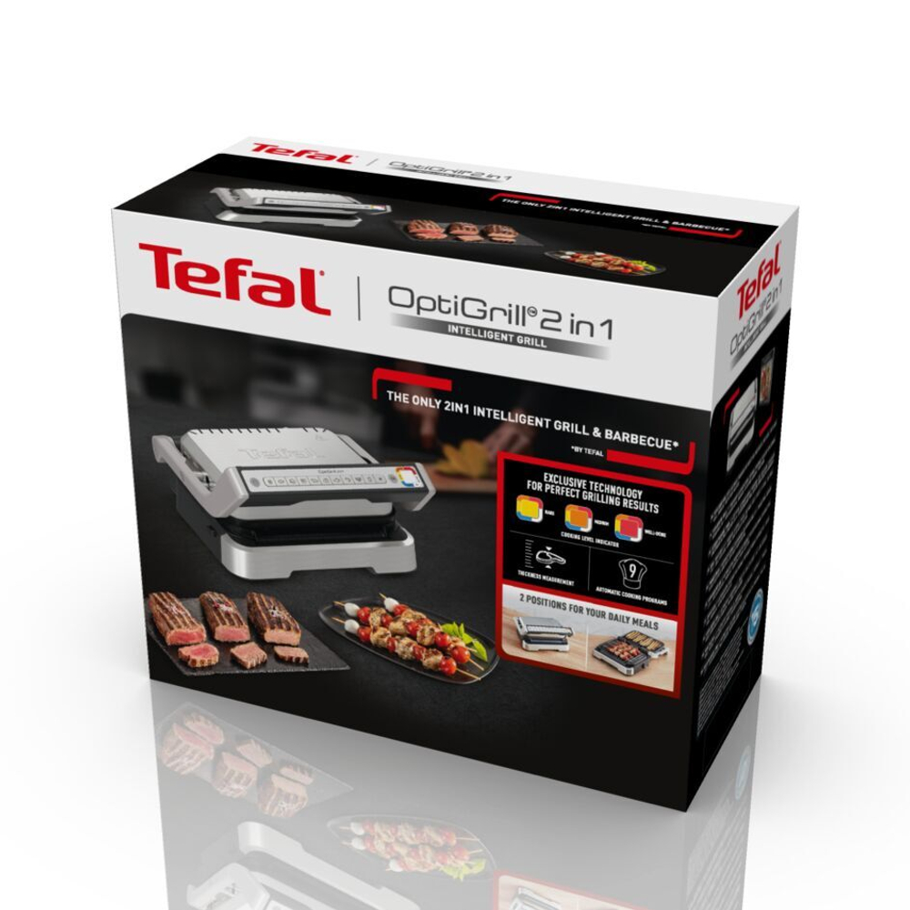 Умный электрогриль Tefal Optigrill 2in1 GC772D30