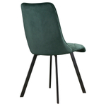 Стул sophie, велюр, темно-зеленый