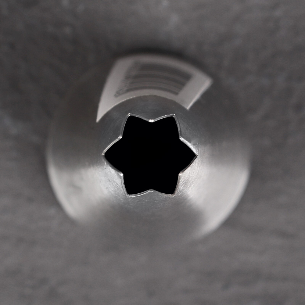 Насадка кондитерская «Открытая звезда», d=3 см, выход 1 см, нержавеющая сталь