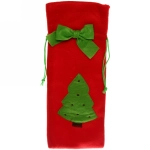 Украшение для бутылки «Мешок новогодний с бантом» 35*14 см