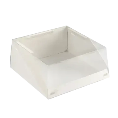 Коробка под торт ПРЕМИУМ с пьедесталом, 300*300*280