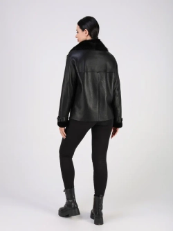 Дубленка зимняя натуральная короткая