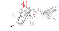 77224-KZZ-900. COLLAR B, FENDER SETTING