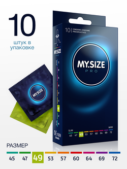 Презервативы MY.SIZE PRO размер 49 - 10шт