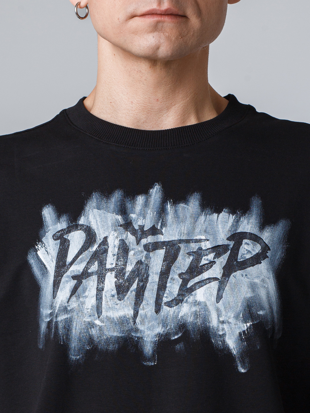 Футболка с набойкой "Райтер". Черная