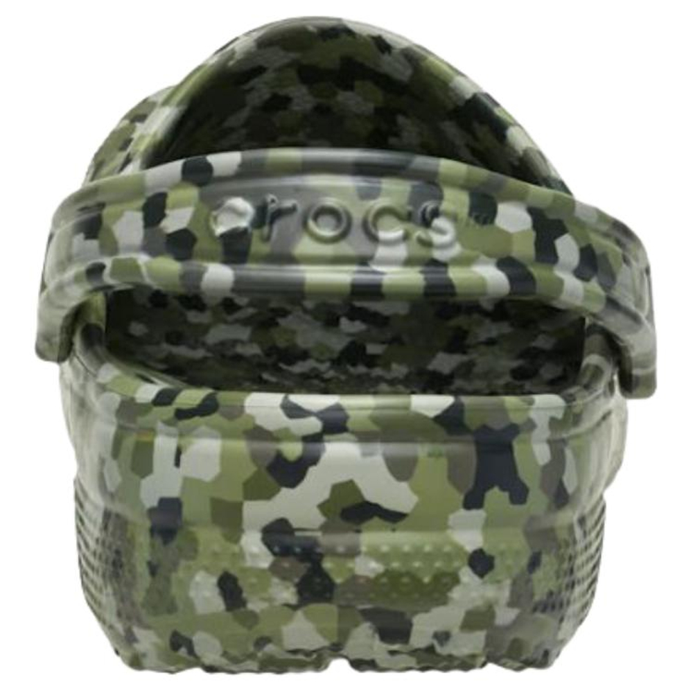 Crocs Confetti Croslite Resin Clogs Unisex Green Camouflage