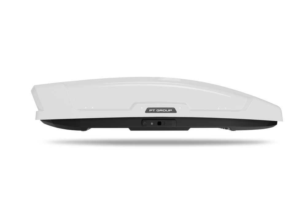 Автобокс на крышу автомобиля "Space Luxe" двустороннее открывание (белый) / PT-Group