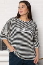 Блуза Монтана (бело-синяя) Б14887-20М LT Collection