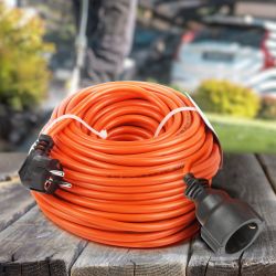 Удлинитель силовой ЭРА UPx-1e-3x1.5-30m в бухте c заземлением 1 розетка 30м ПВС 3х1.5мм2 | Силовые удлинители