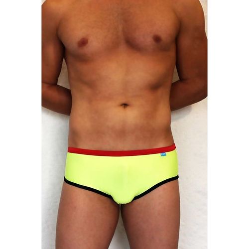 Мужские плавки хипсы салатовые Boefje