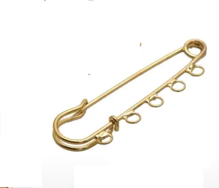 Булавка 50мм, с 5 петельками