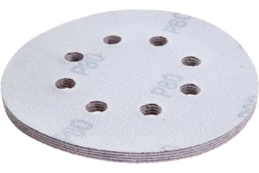 Круг из абразивной бумаги перфорированный 125 мм №80 5 шт. STAYER 3580-125-080