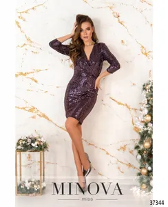 Платье 2156-пудра Minova