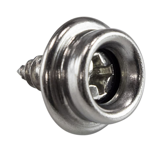 Нижняя часть кнопки DOT на шурупе 9.5 мм, нержавеющая