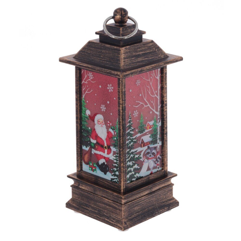 GAEM Изделие декоративное "Фонарь" (подсвет, LR44 х3шт) L5 W5 H12,5 см (блок 12), 3в.