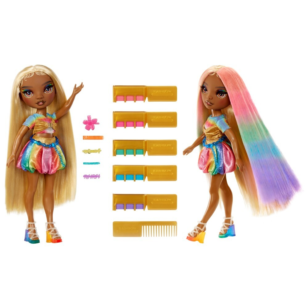 Rainbow High - Модная кукла Мелин (золото) Chalk & Style 526797