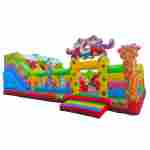 Коммерческий надувной батут «Тигриная страна 3», 10*5*3,5 м