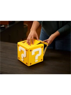 Конструктор Super Mario Марио - Блок вопроса желтый