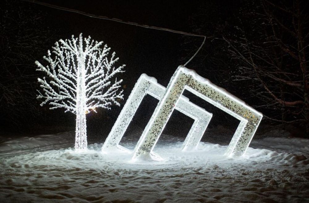 Светодиодная арка "Кристальный ромб"