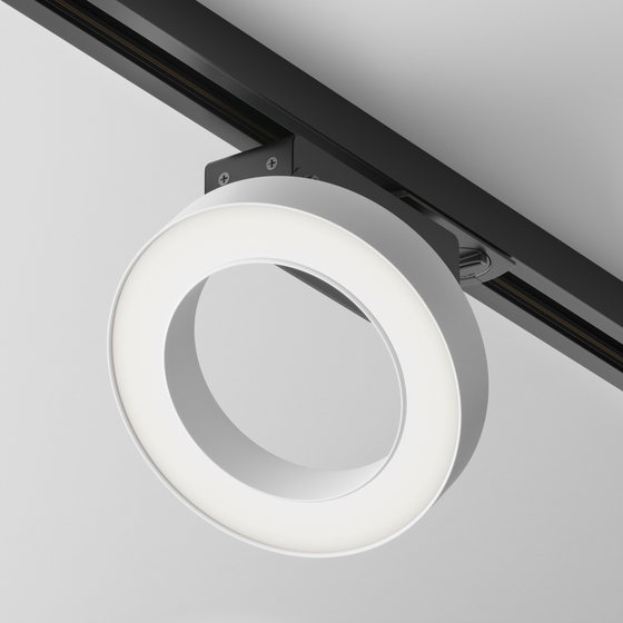 Трековый однофазный светодиодный светильник Maytoni Unity Rim TR044-1-12W4K-W