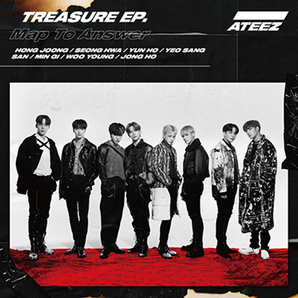 Японский альбом ATEEZ - TREASURE EP.Map To Answer [DVD/Standard A Ver.]