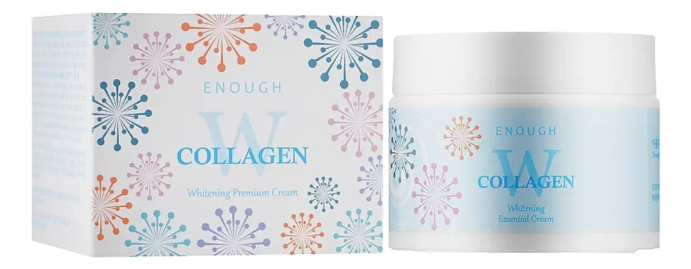 Enough Крем для лица осветляющий с коллагеном - W Collagen whitening premium cream, 50г