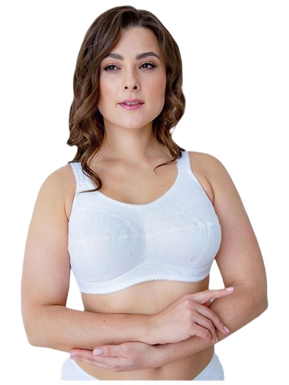 Бюстгальтер для фиксации экзопротеза молочной железы Valeria 90F белый