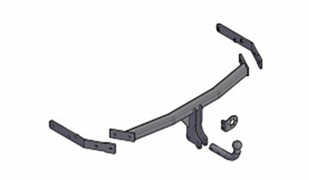 Фаркоп для Great Wall Hover Н3 (СС 6460КМ27) с 2009-2013 г.в.,Great Wall Hover Н5 (СС6461КМ29) с 2010., Great Wall Hover Н3 New (СС 6461КМ2С) с 2014 г (паспорт и сертификат) Трейлер.8122