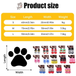 Башмачки для животных прорезиненные на дождливую погоду «LAPUSIK», цвет голубой, размер s, 3,5см