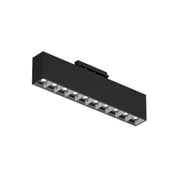 DK6444-BK Поворотный однофазный трековый светильник EDDER со светодиодом L273mm 220V 20W 30° 4000K IP20 черный алюминий