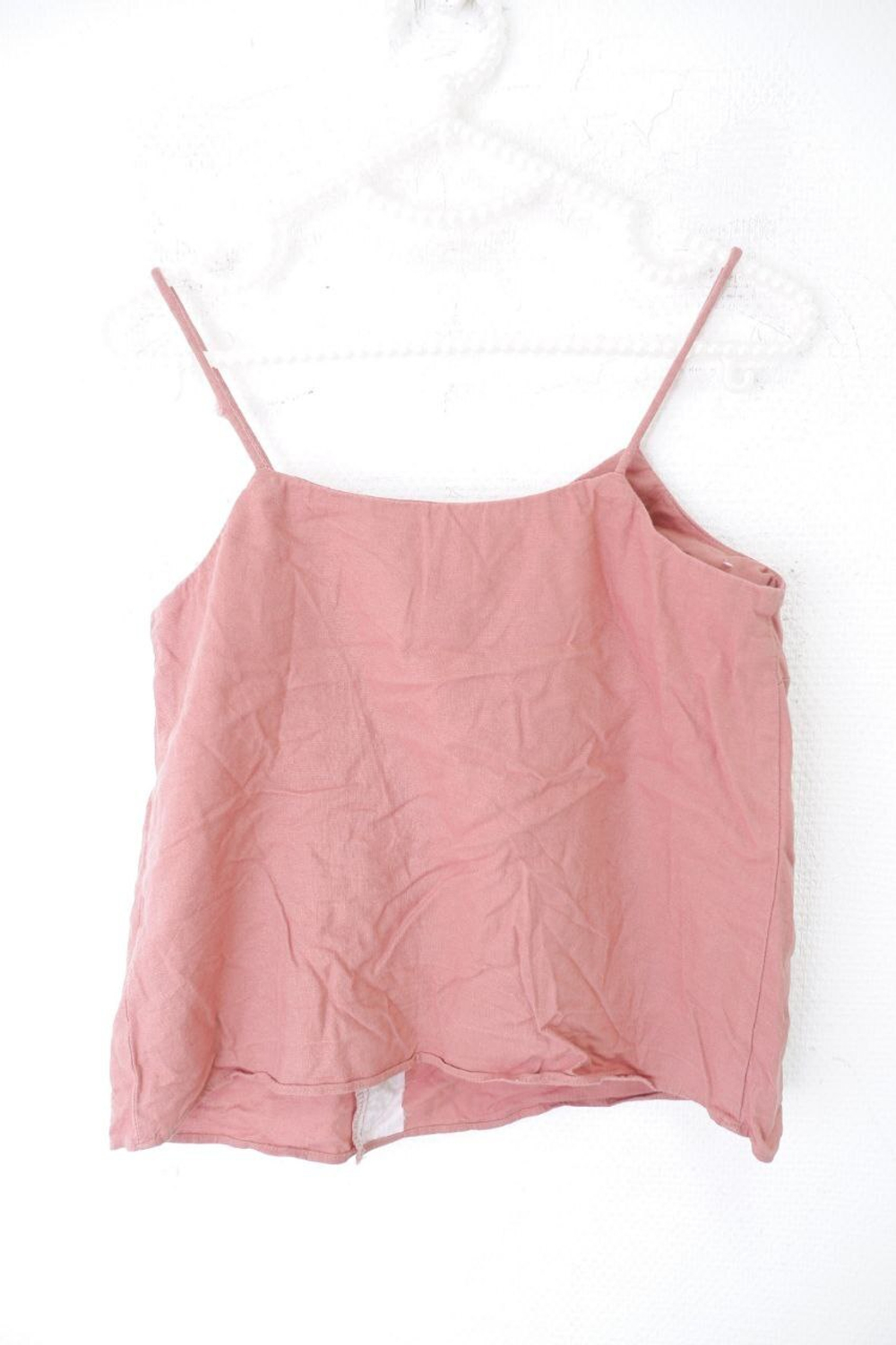 Топ Topshop с пуговицами льняной 40 размер