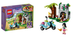 LEGO Friends: Мотоцикл скорой помощи 41032 — First Aid Jungle Bike — Лего Подружки джунгли