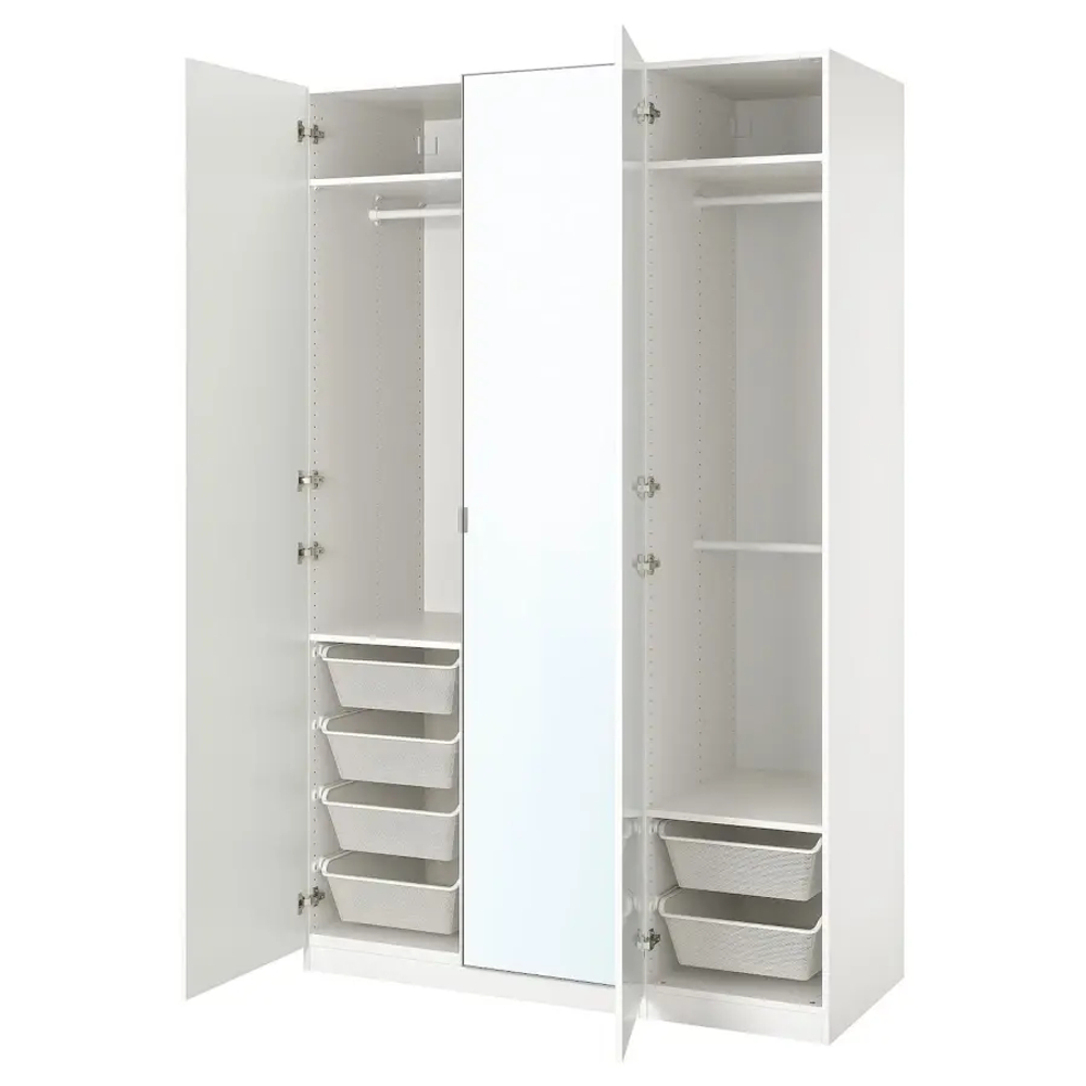 Шкаф - IKEA PAX/FARDAL/ÅHEIM/AHEIM/ПАКС/ФАРДАЛЬ/ОХЕЙМ ИКЕА, 60х150х236,4 см, белый