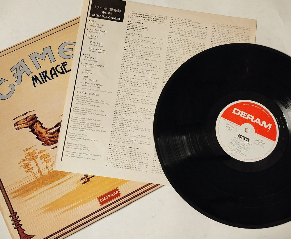 Винтажная виниловая пластинка LP Camel Mirage (Japan 1978) (No Obi)