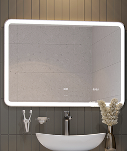 Зеркало Vigo Grani Luxe 1000 (1000х700х30 мм) сенсорное с подсветкой (z.GRI.100.Luxe)