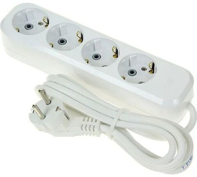 Удлинитель 4 гнезда с заземлением 5 метра 32.75.421.0405 Tplast