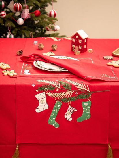 Салфетка под приборы winter wishes из коллекции new year essential, 33х48 см