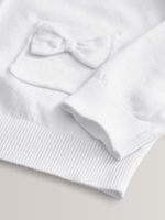 Кардиган школьный с карманами для девочки Next M82-237, Белый