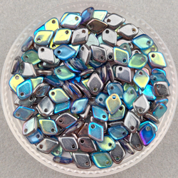 Dragon Scale 1,5x5 мм, Crystal Graphite Rainbow