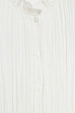 ZARA ПЛИССИРОВАННАЯ БЛУЗА ZW COLLECTION, ЭКРЮ