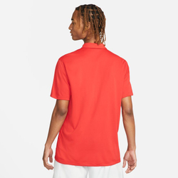 Мужское теннисное поло Nike Men's Court Dri-Fit Solid Polo - красный