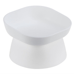 Миска для животных 0,2л "Квадро", цвет белый