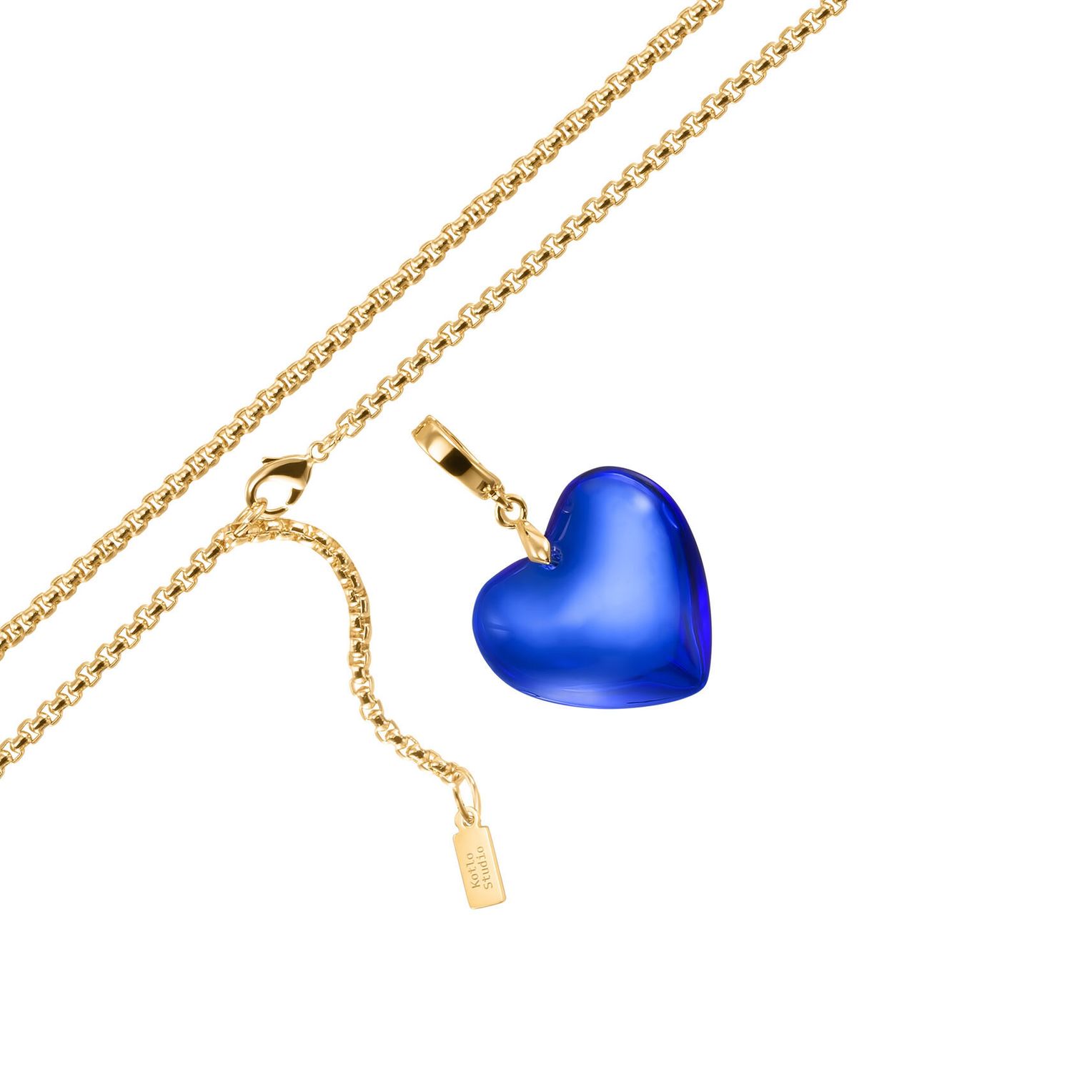 Цепь Lonely Heart Dark Blue - Gold
