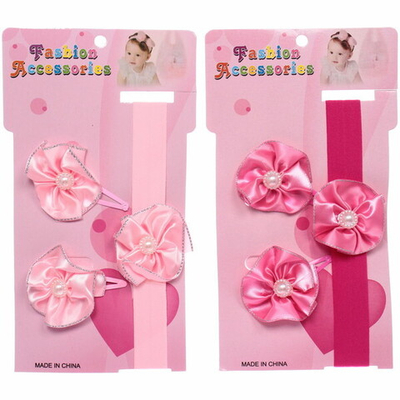 Набор аксессуаров для волос детский «Little baby- Мэри», микс 3 цвета (повязка, 2 заколки), 13*22 см