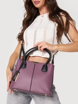 Сумка через плечо кожаная тоут классика средняя